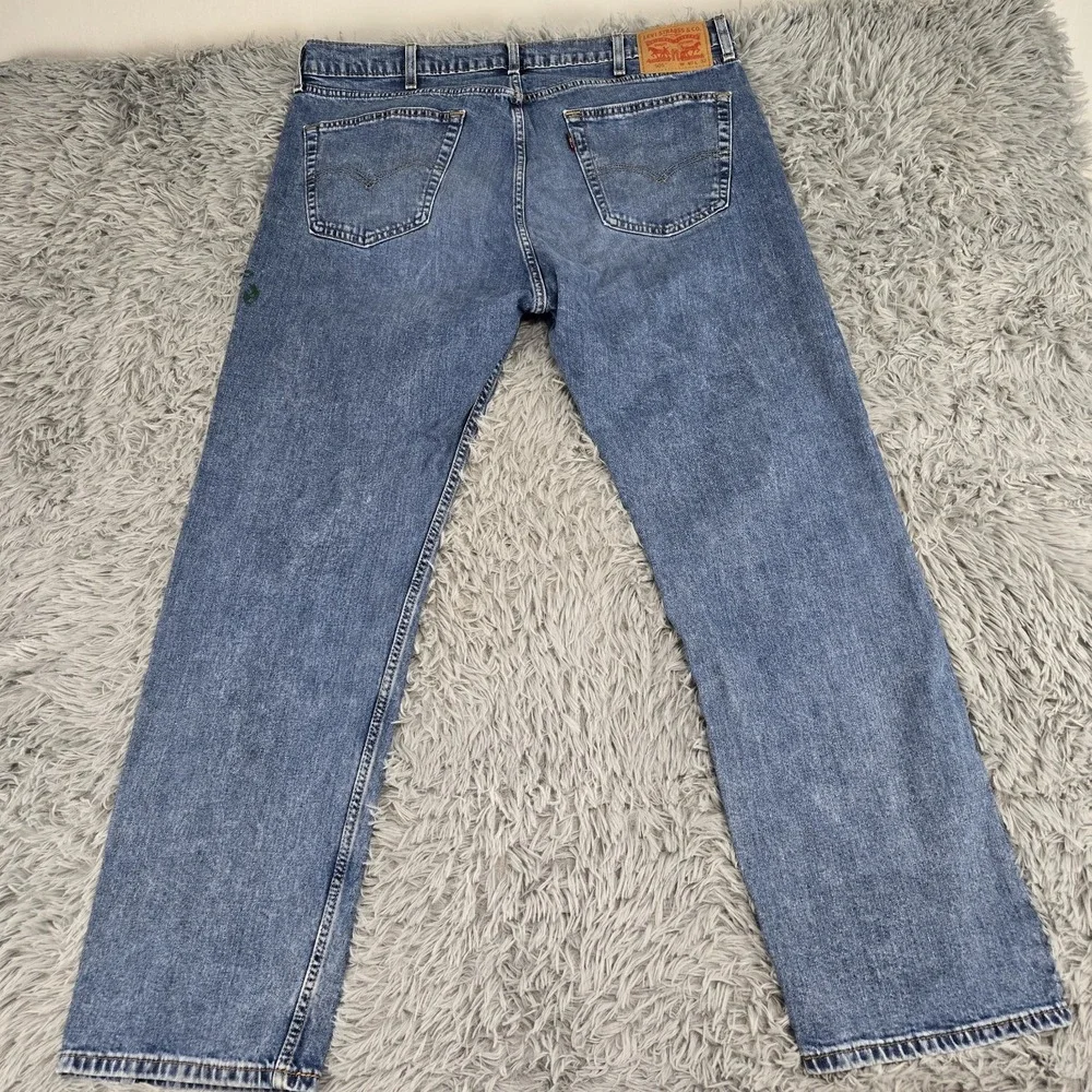 Levis 505 CW-3421 Mens 40x32 (38x30) Straight Leg Medium Wash Denim‎ Jeans
